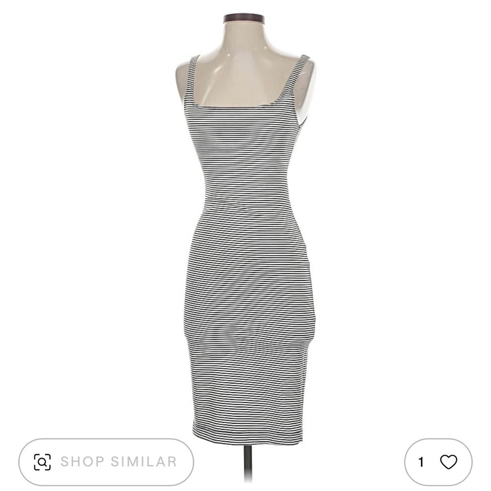 Zara Trafaluc Striped Midi Dress